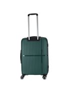 Benzi Bilbao zöld 4 kerekű közepes bőrönd