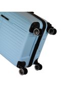 Benzi Bilbao világoskék 4 kerekű 3 részes bőrönd szett