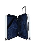 Benzi Palma fehér 4 kerekű nagy bőrönd