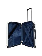 Benzi Palma fehér 4 kerekű közepes bőrönd