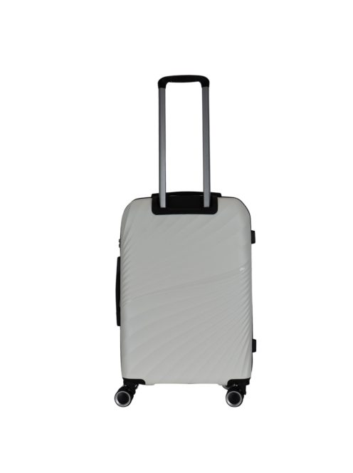 Benzi Palma fehér 4 kerekű közepes bőrönd