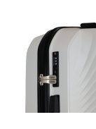 Benzi Palma fehér 4 kerekű közepes bőrönd