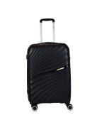 Benzi Palma fekete 4 kerekű közepes bőrönd