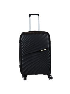 Benzi Palma fekete 4 kerekű közepes bőrönd