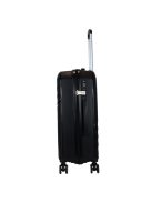 Benzi Palma fekete 4 kerekű közepes bőrönd