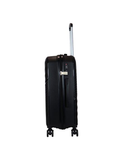 Benzi Palma fekete 4 kerekű közepes bőrönd