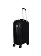 Benzi Palma fekete 4 kerekű közepes bőrönd