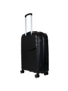 Benzi Palma fekete 4 kerekű közepes bőrönd