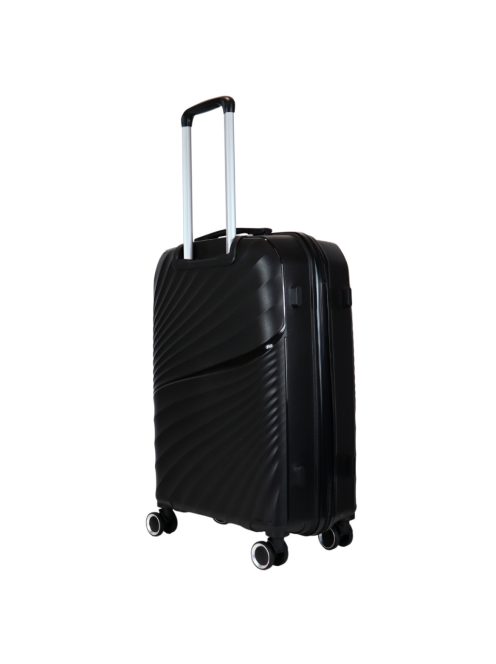 Benzi Palma fekete 4 kerekű közepes bőrönd