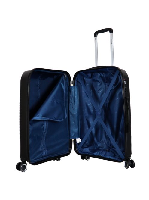 Benzi Palma fekete 4 kerekű közepes bőrönd