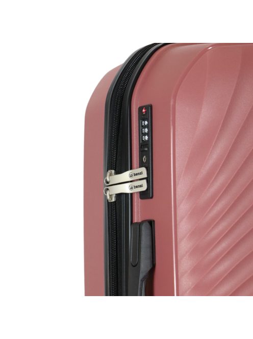 Benzi Palma mályva 4 kerekű közepes bőrönd