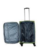 Benzi Vigo zöld 4 kerekű közepes bőrönd