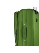 Benzi Vigo zöld 4 kerekű közepes bőrönd