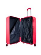 Benzi Murcia rózsaszín 4 kerekű nagy bőrönd