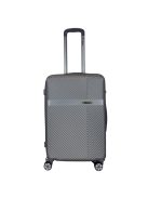 Benzi Murcia ezüst 4 kerekű közepes bőrönd