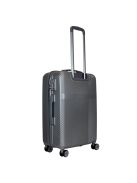 Benzi Murcia ezüst 4 kerekű közepes bőrönd