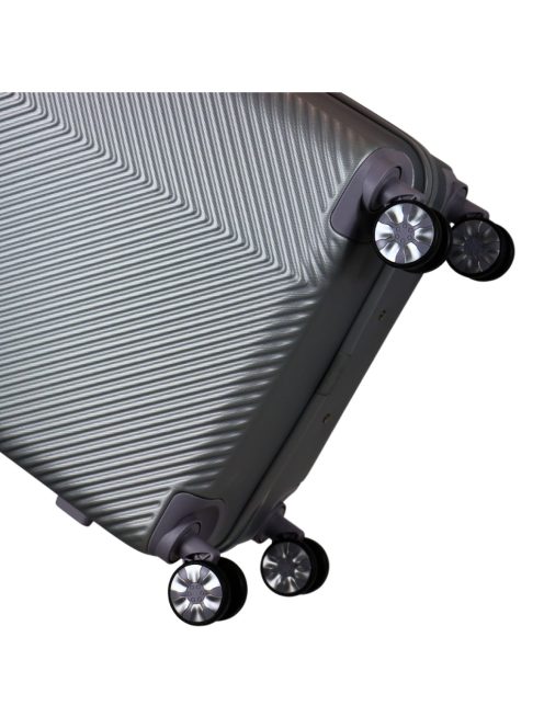 Benzi Murcia ezüst 4 kerekű közepes bőrönd