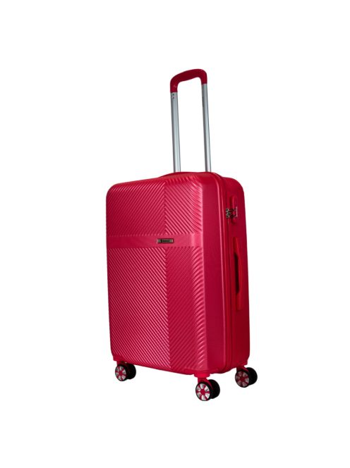 Benzi Murcia rózsaszín 4 kerekű közepes bőrönd