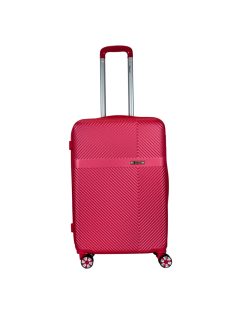 Benzi Murcia rózsaszín 4 kerekű közepes bőrönd