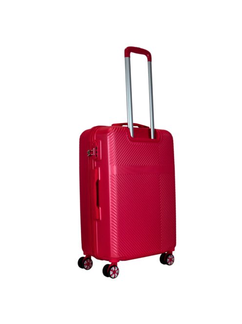 Benzi Murcia rózsaszín 4 kerekű közepes bőrönd