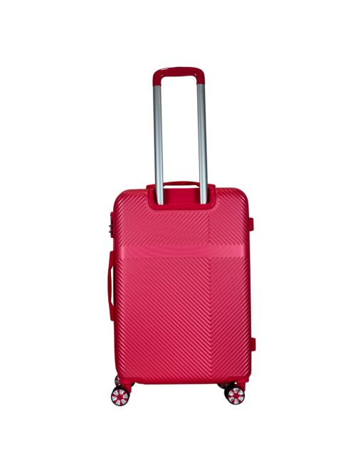 Benzi Murcia rózsaszín 4 kerekű közepes bőrönd