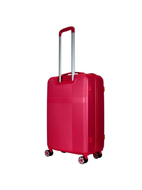 Benzi Murcia rózsaszín 4 kerekű közepes bőrönd