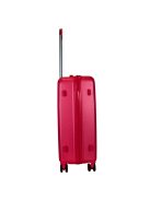 Benzi Murcia rózsaszín 4 kerekű közepes bőrönd