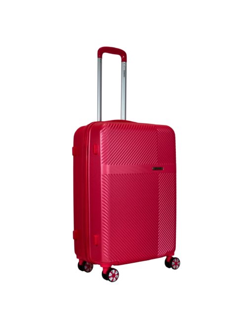 Benzi Murcia rózsaszín 4 kerekű közepes bőrönd