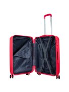 Benzi Murcia rózsaszín 4 kerekű közepes bőrönd