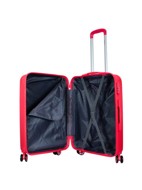 Benzi Murcia rózsaszín 4 kerekű közepes bőrönd