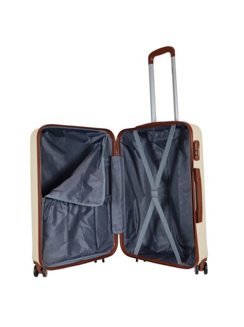 Benzi Classic bézs 4 kerekű közepes bőrönd