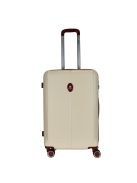 Benzi Classic bézs 4 kerekű közepes bőrönd