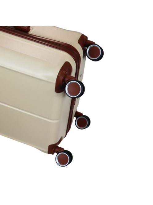 Benzi Classic bézs 4 kerekű közepes bőrönd