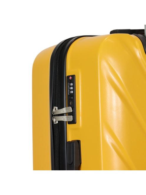 Benzi BZ5787 sárga 4 kerekű kabinbőrönd