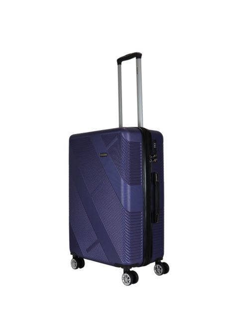 Benzi Lines kék 4 kerekű bővíthető közepes bőrönd