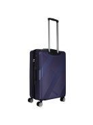 Benzi Lines kék 4 kerekű bővíthető közepes bőrönd