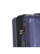 Benzi Lines kék 4 kerekű bővíthető közepes bőrönd