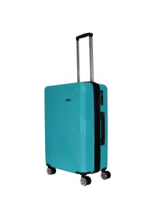 Benzi Lines türkiz 4 kerekű bővíthető közepes bőrönd