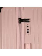 Benzi Girona rózsaszín 5 kerekű nagy bőrönd