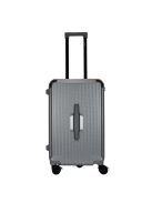 Benzi Girona ezüst 5 kerekű közepes bőrönd