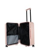 Benzi Girona rózsaszín 5 kerekű közepes bőrönd