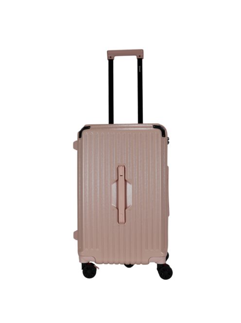 Benzi Girona rózsaszín 5 kerekű közepes bőrönd