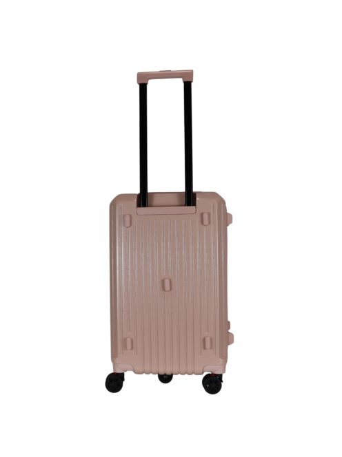 Benzi Girona rózsaszín 5 kerekű közepes bőrönd