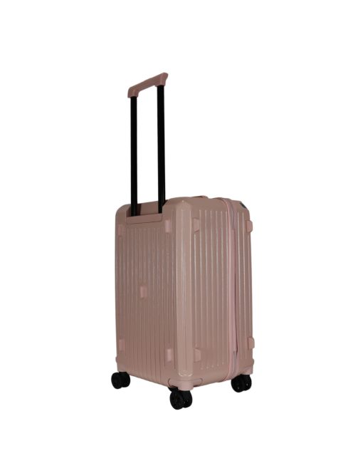 Benzi Girona rózsaszín 5 kerekű közepes bőrönd