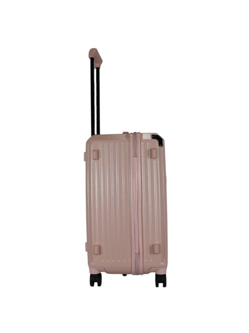 Benzi Girona rózsaszín 5 kerekű közepes bőrönd