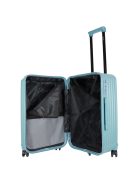 Benzi Girona világoskék 5 kerekű közepes bőrönd