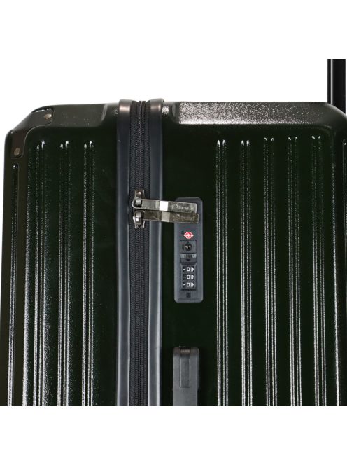 Benzi Girona zöld 5 kerekű közepes bőrönd