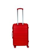 Benzi Alacant piros 4 kerekű közepes bőrönd