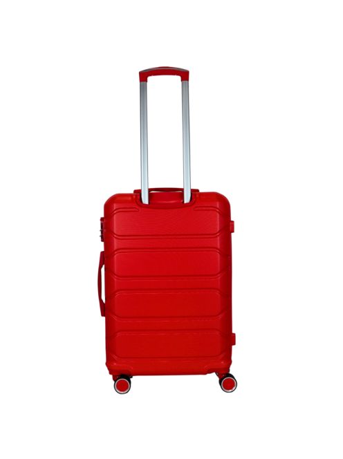 Benzi Alacant piros 4 kerekű közepes bőrönd