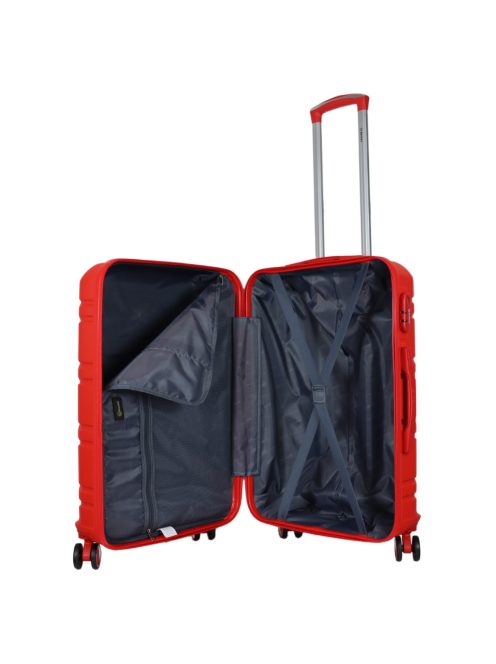 Benzi Alacant piros 4 kerekű közepes bőrönd